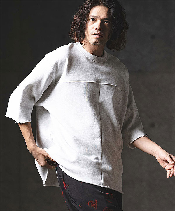 2026 春夏 1st 先行予約 2月中旬〜下旬入荷予定 GLIMCLAP グリムクラップ 3/4 Sleeve Sweat T-Shirt スウェット キャンセル不可 atftps_1