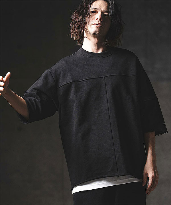 2026 春夏 1st 先行予約 2月中旬〜下旬入荷予定 GLIMCLAP グリムクラップ 3/4 Sleeve Sweat T-Shirt スウェット キャンセル不可 atftps_2