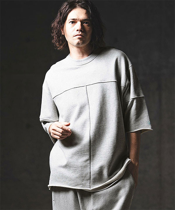 2026 春夏 1st 先行予約 2月中旬〜下旬入荷予定 GLIMCLAP グリムクラップ 3/4 Sleeve Sweat T-Shirt スウェット キャンセル不可 atftps_3