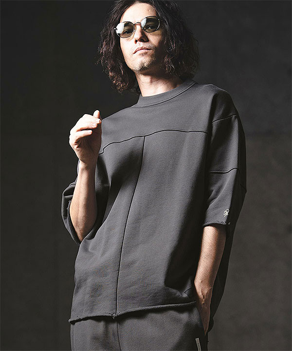 2026 春夏 1st 先行予約 2月中旬〜下旬入荷予定 GLIMCLAP グリムクラップ 3/4 Sleeve Sweat T-Shirt スウェット キャンセル不可 atftps_4