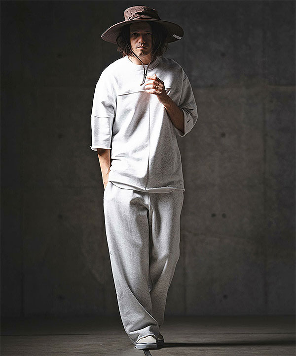 2026 春夏 1st 先行予約 2月中旬〜下旬入荷予定 GLIMCLAP グリムクラップ 3/4 Sleeve Sweat T-Shirt スウェット キャンセル不可 atftps_6