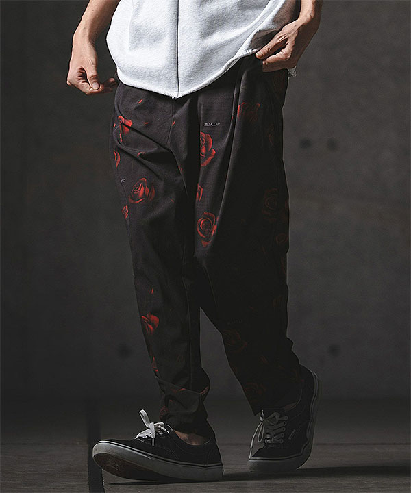 2026 春夏 1st 先行予約 2月下旬〜3月上旬入荷予定 GLIMCLAP グリムクラップ Original Textile Relaxed Fit Pants-Botanical パンツ atfpts