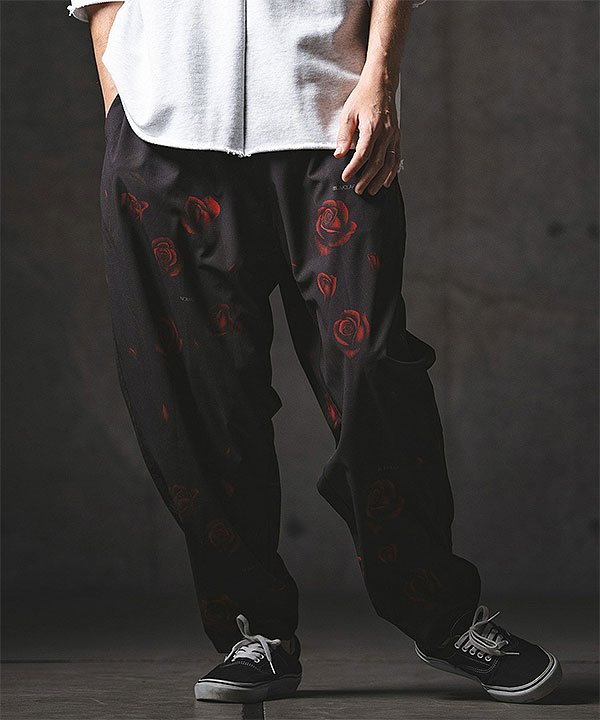 2026 春夏 1st 先行予約 2月下旬〜3月上旬入荷予定 GLIMCLAP グリムクラップ Original Textile Relaxed Fit Pants-Botanical パンツ atfpts