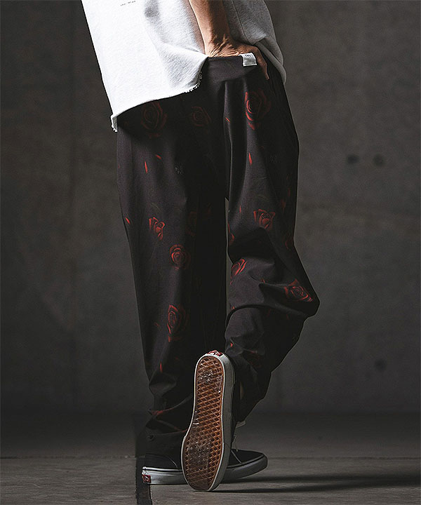2026 春夏 1st 先行予約 2月下旬〜3月上旬入荷予定 GLIMCLAP グリムクラップ Original Textile Relaxed Fit Pants-Botanical パンツ atfpts
