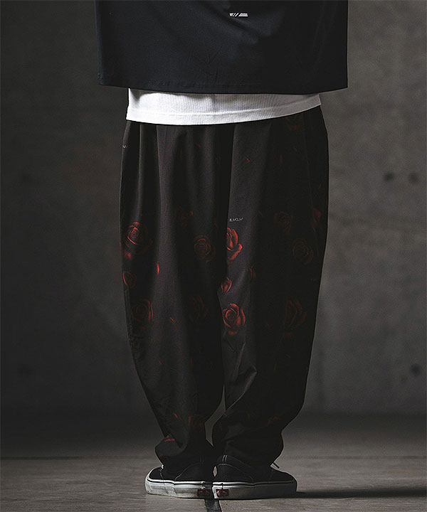 2026 春夏 1st 先行予約 2月下旬〜3月上旬入荷予定 GLIMCLAP グリムクラップ Original Textile Relaxed Fit Pants-Botanical パンツ atfpts