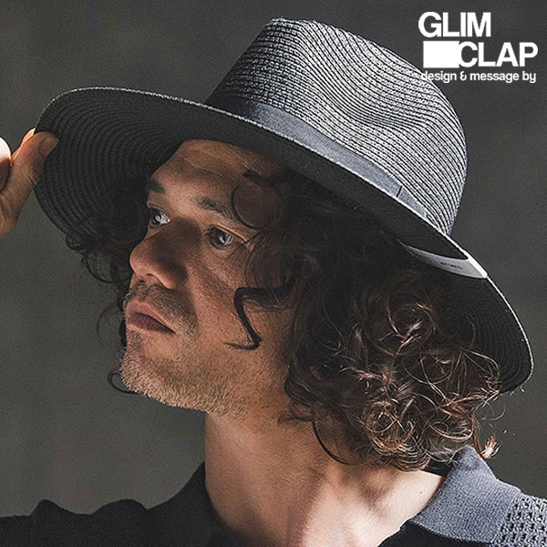 2026 春夏 2nd 先行予約 6月中旬〜下旬入荷予定 GLIMCLAP グリムクラップ Wide Brim Straw Hat メンズ ハット キャンセル不可 atfcap