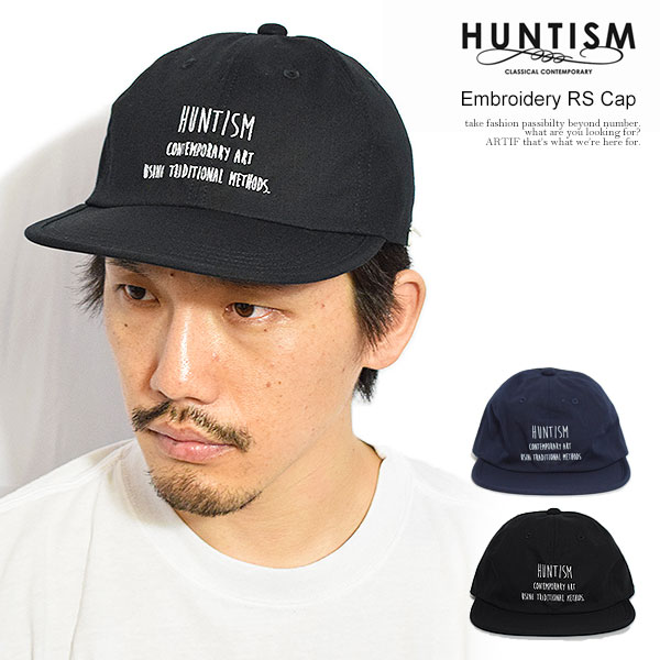 HUNTISM ハンティズム Embroidery RS Cap メンズ キャップ 6パネルキャップ リップストップ 送料無料 ストリート atfcap