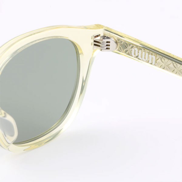 OWN オウン #06 LIGHT YELLOW/GREEN メンズ サングラス クリアフレーム