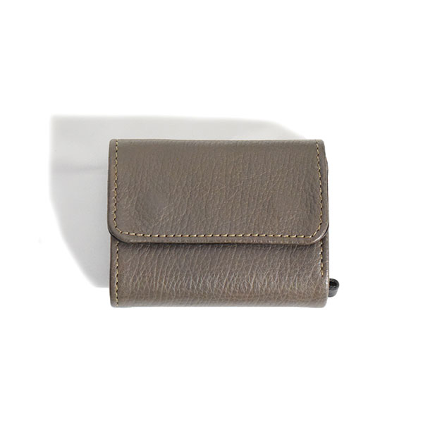 GROOVER LEATHER グルーバーレザー sincaウォレット -GRAY- メンズ 財布 ミニウォレット レザー 本革 国内生産 送料無料 atfacc