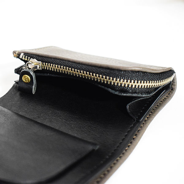 GROOVER LEATHER グルーバーレザー sincaウォレット -GRAY- メンズ 財布 ミニウォレット レザー 本革 国内生産 送料無料 atfacc