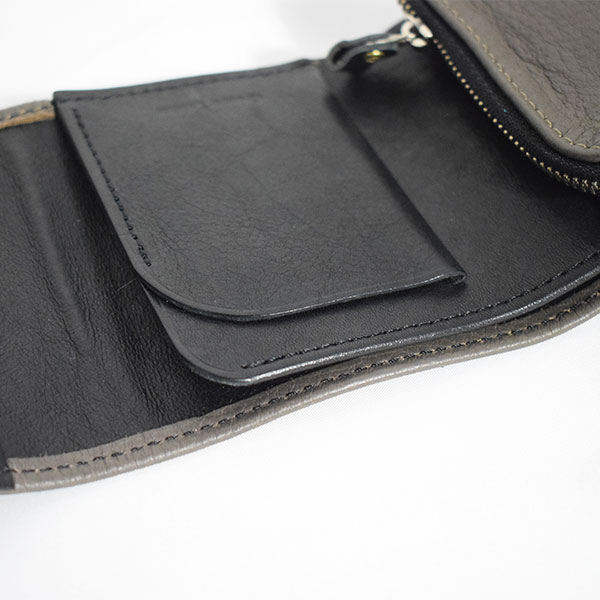 GROOVER LEATHER グルーバーレザー sincaウォレット -GRAY- メンズ 財布 ミニウォレット レザー 本革 国内生産 送料無料 atfacc