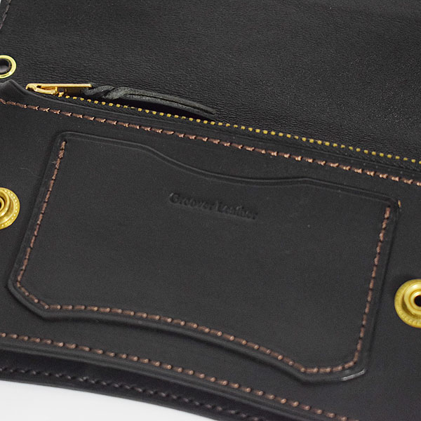GROOVER LEATHER グルーバーレザー トラッカーウォレット -BLACK- メンズ 財布 長財布 トラッカーウォレット レザー 本革 atfacc