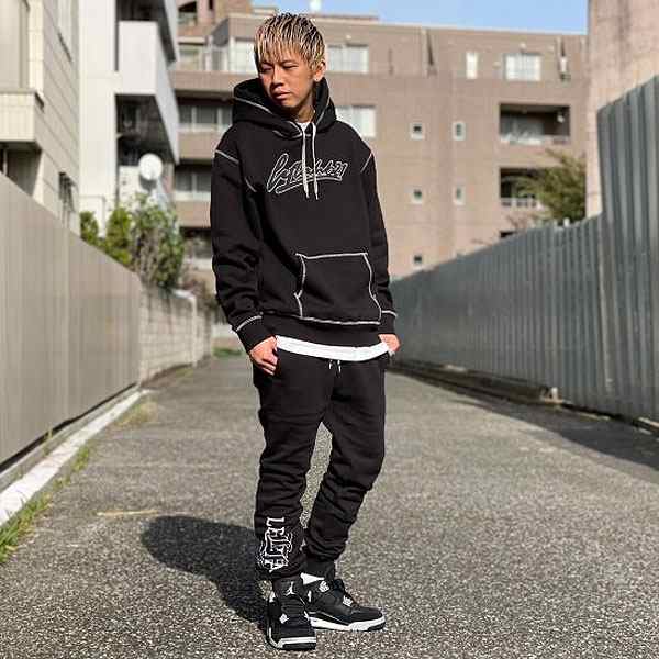 LEFLAH レフラー college logo col. sweat pants メンズ パンツ