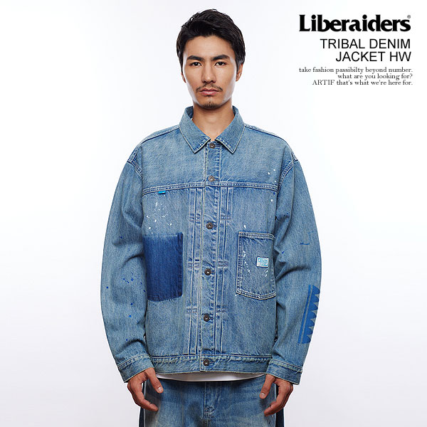 20％OFF SALE セール Liberaiders リベレイダース TRIBAL DENIM JACKET HW ジャケット デニムジャケット 2ndタイプ atfjkt