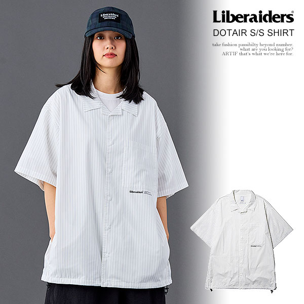 Liberaiders リベレイダース DOTAIR S/S SHIRT メンズ シャツ 半袖シャツ オープンカラーシャツ DotAir ドットエア 送料無料 atftps