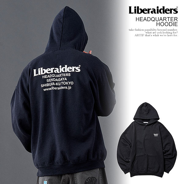 Liberaiders リベレイダース HEADQUARTER HOODIE メンズ パーカー スウェット フロスト加工 裏起毛スウェット 送料無料 atftps 13,464円