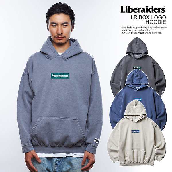 Liberaiders リベレイダース LR BOX LOGO HOODIE メンズ パーカー プル