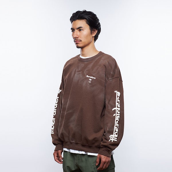 Liberaiders リベレイダース LR SLEEVE LOGO VINTAGE CREWNECK メンズ