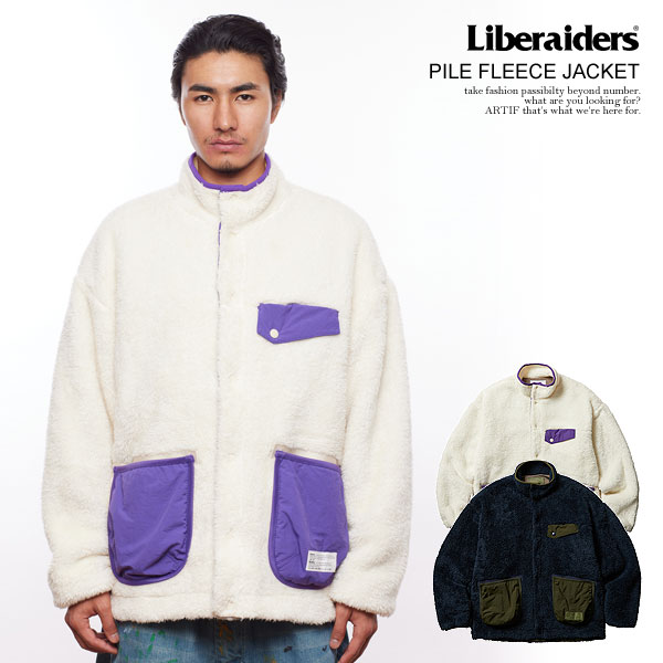 50％OFF SALE セール Liberaiders リベレイダース PILE FLEECE JACKET メンズ ジャケット フリースジャケット パイルフリース atfjkt