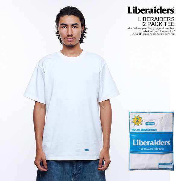 Liberaiders リベレイダース LIBERAIDERS 2 PACK TEE メンズ Tシャツ