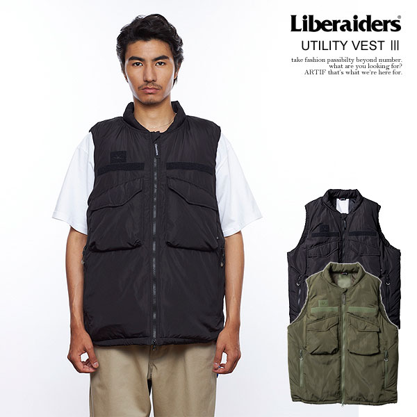 30％OFF SALE セール Liberaiders リベレイダース UTILITY VEST 3 メンズ ベスト 中綿ベスト シンサレート atfjkt