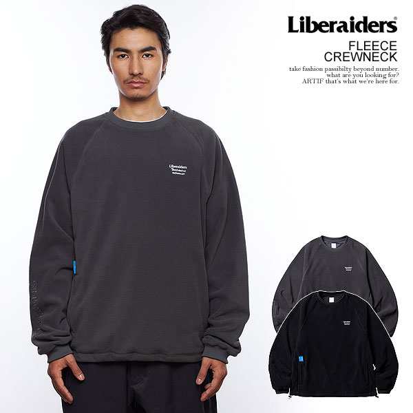 Liberaiders リベレイダース FLEECE CREWNECK メンズ カットソー トレーナー フリース 長袖 atftps