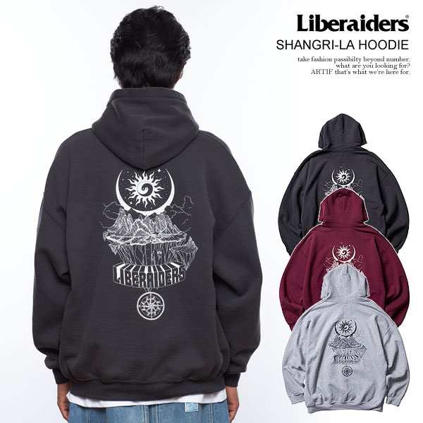 Liberaiders リベレイダース SHANGRI-LA HOODIE メンズ パーカー プルオーバーパーカー atftps