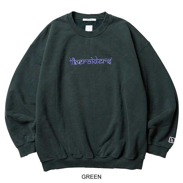 Liberaiders リベレイダース EMBROIDERY LOGO CREWNECK メンズ スウェット トレーナー atftps