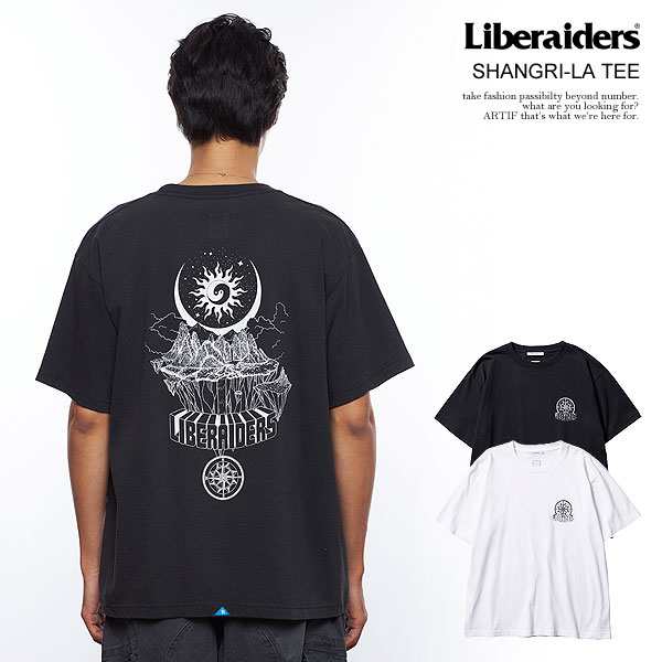 20％OFF SALE セール Liberaiders リベレイダース SHANGRI-LA TEE メンズ Tシャツ 半袖 フロスト加工 ヴィンテージ加工 atftpsの通販は