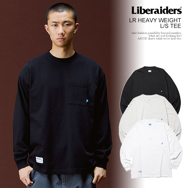 Liberaiders リベレイダース LR HEAVY WEIGHT L/S TEE メンズ Tシャツ 長袖 ロンT ヘビーウェイト 送料無料 ストリート atftps