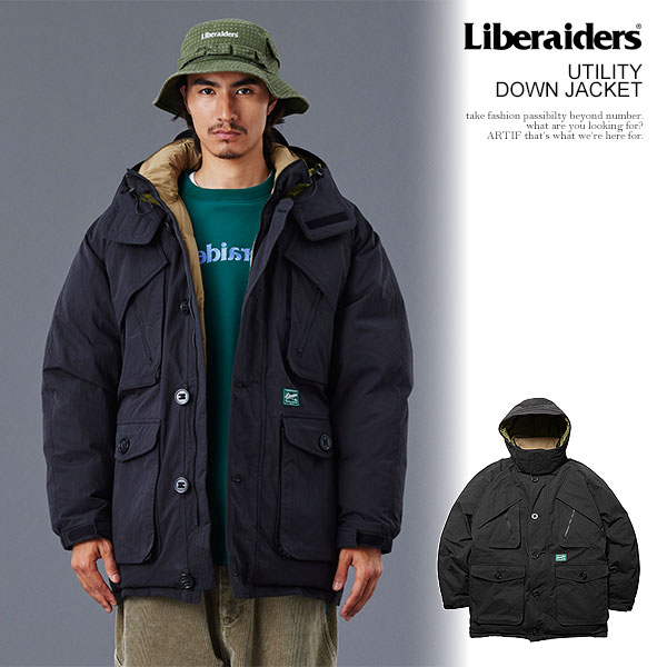 Liberaiders リベレイダース UTILITY DOWN JACKET メンズ ジャケット ダウンジャケット 中綿ジャケット 送料無料 ストリート atfjkt