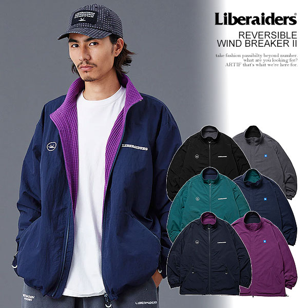 Liberaiders リベレイダース REVERSIBLE WIND BREAKER II メンズ ジャケット ウインドブレイカー リバーシブル 送料無料 atfjkt