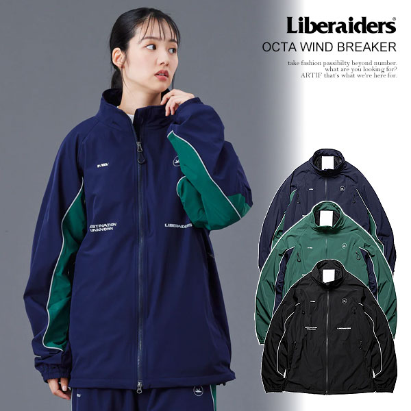 Liberaiders リベレイダース OCTA WIND BREAKER メンズ ジャケット トラックジャケット OCTAフリース セットアップ atfjkt