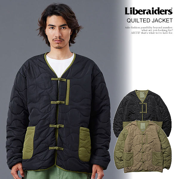 Liberaiders リベレイダース QUILTED JACKET メンズ ジャケット キルティングジャケット 中綿シンサレート 送料無料 atfjkt