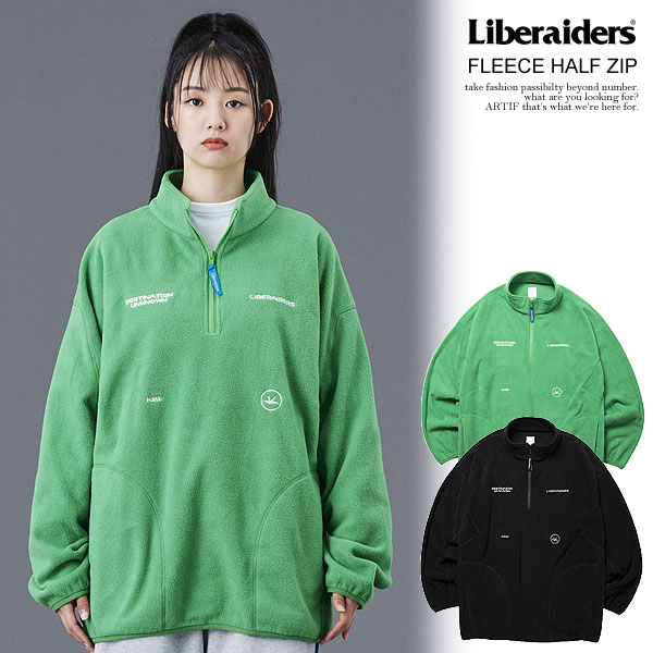 Liberaiders リベレイダース FLEECE HALF ZIP メンズ トップス ハーフジップ プルオーバー フリース 送料無料 ストリート atftps