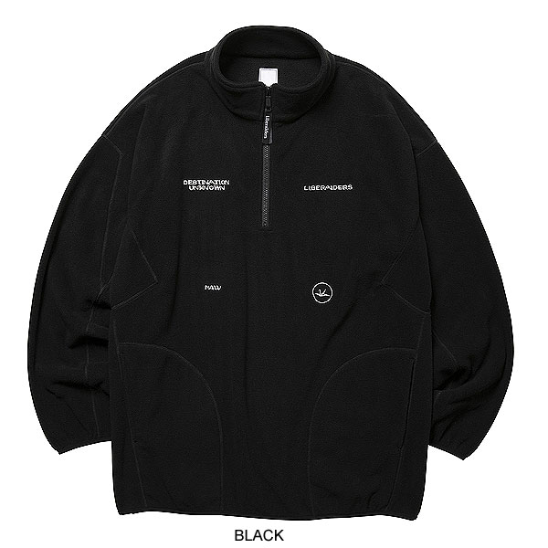 20％OFF SALE セール Liberaiders リベレイダース FLEECE HALF ZIP メンズ トップス ハーフジップ プルオーバー フリース atftps_16