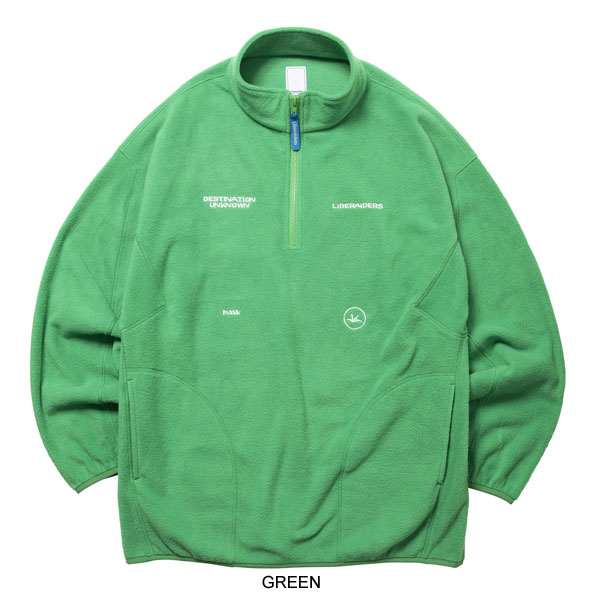 20％OFF SALE セール Liberaiders リベレイダース FLEECE HALF ZIP メンズ トップス ハーフジップ プルオーバー フリース atftps_18