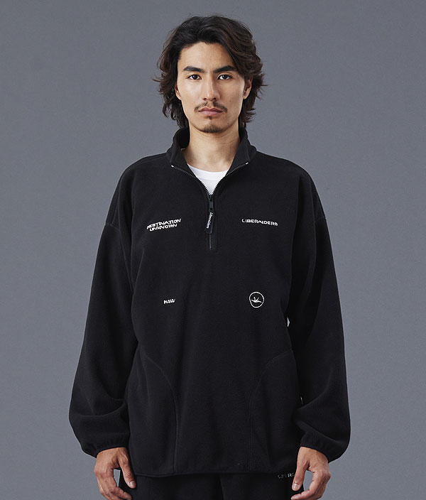 20％OFF SALE セール Liberaiders リベレイダース FLEECE HALF ZIP メンズ トップス ハーフジップ プルオーバー フリース atftps_1