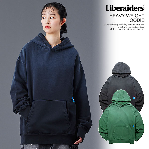 Liberaiders リベレイダース HEAVY WEIGHT HOODIE メンズ パーカー プルオーバー スウェット ヘビーウェイト 14オンス atftps
