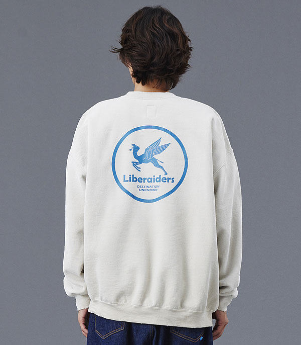 Liberaiders リベレイダース CIRCLE LOGO CREWNECK メンズ スウェット