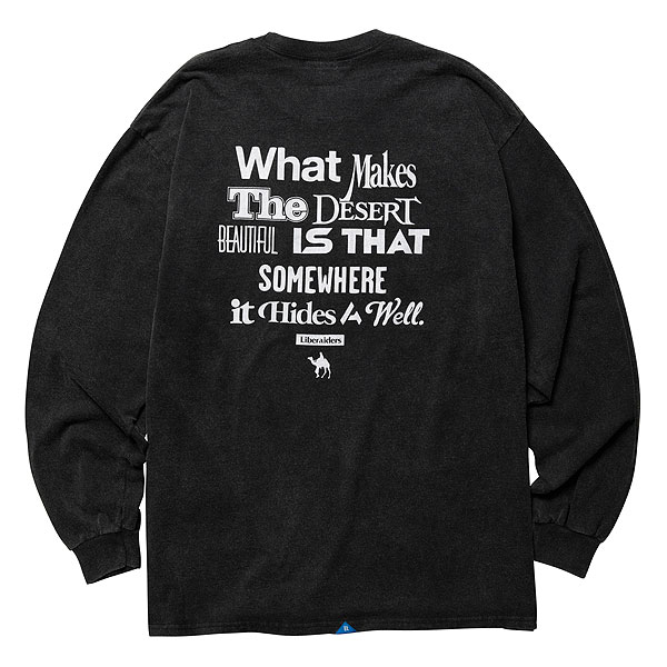 20％OFF SALE セール Liberaiders リベレイダース MULTI FONT L/S TEE 