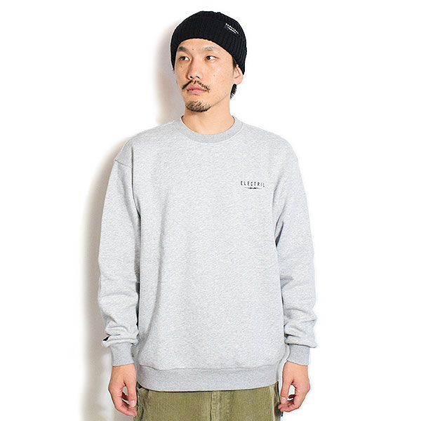 ELECTRIC エレクトリック UNDERVOLT CREW -GRAY- メンズ スウェット トレーナー 裏起毛 アウトドア レジャー 送料無料 atftps