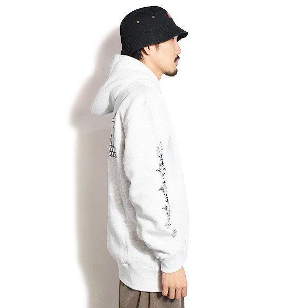 30％OFF SALE セール LURKING CLASS ラーキングクラス FLAMING HOOD -ASH- メンズ パーカー プルオーバー atftps