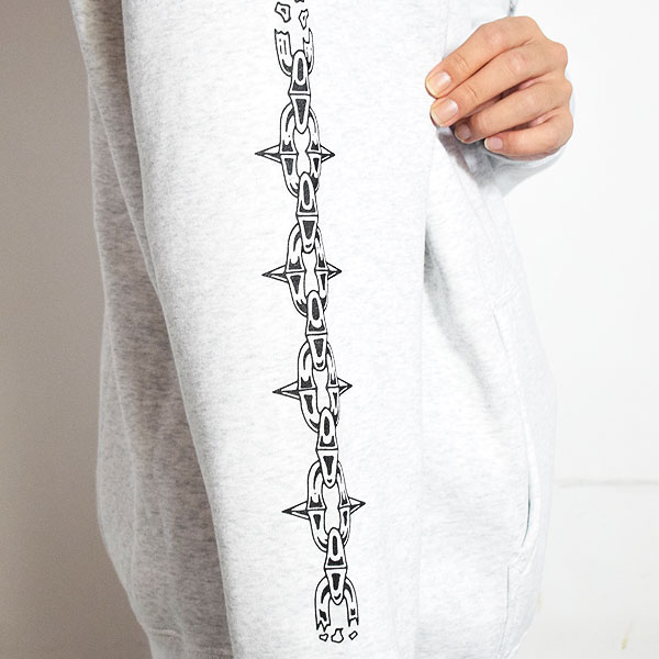 30％OFF SALE セール LURKING CLASS ラーキングクラス FLAMING HOOD -ASH- メンズ パーカー プルオーバー atftps