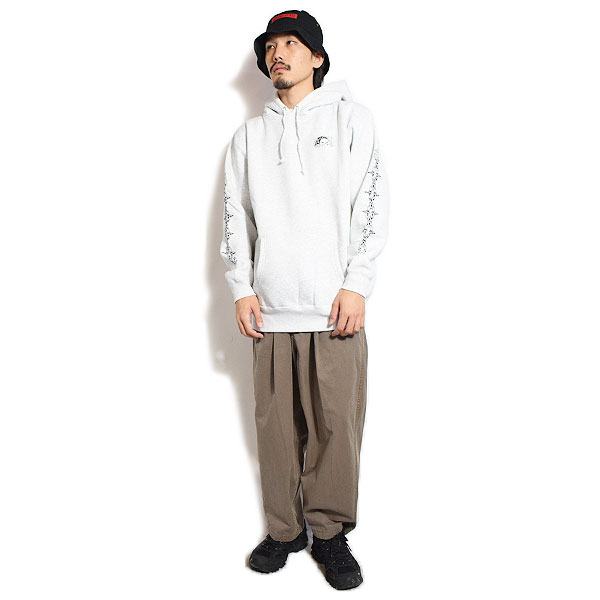 30％OFF SALE セール LURKING CLASS ラーキングクラス FLAMING HOOD -ASH- メンズ パーカー プルオーバー atftps