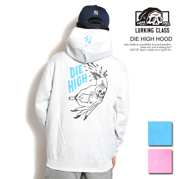 LURKING CLASS ラーキングクラス DIE HIGH HOOD メンズ パーカー プルオーバー 裏起毛 atftpsの通販は 8,712円