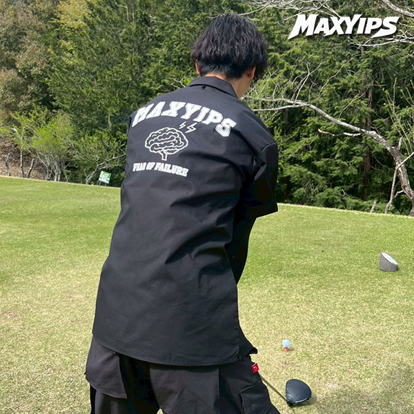 MAX YIPS マックスイップス F.O.F S/S WORK SHIRTS シャツ 半袖 ワークシャツ ゴルフウェア カジュアルゴルフ 送料無料 atftps