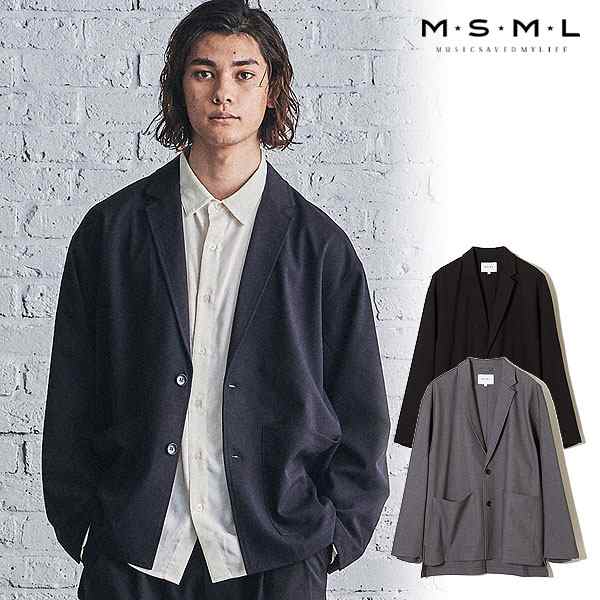 40％OFF SALE セール MSML エムエスエムエル WOOL RELAX 2B JACKET