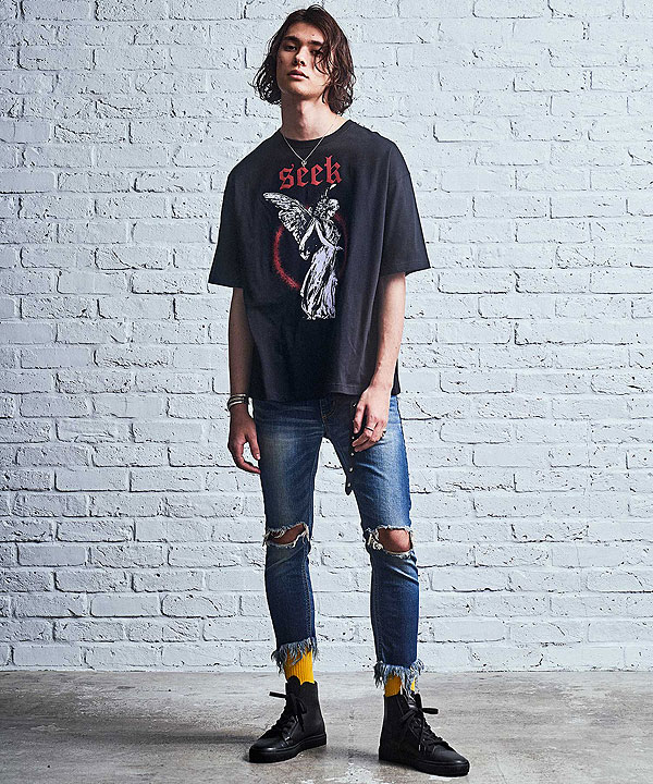 60％OFF SALE セール M.S.M.L エムエスエムエル TOMMY CUTOFF DENIM