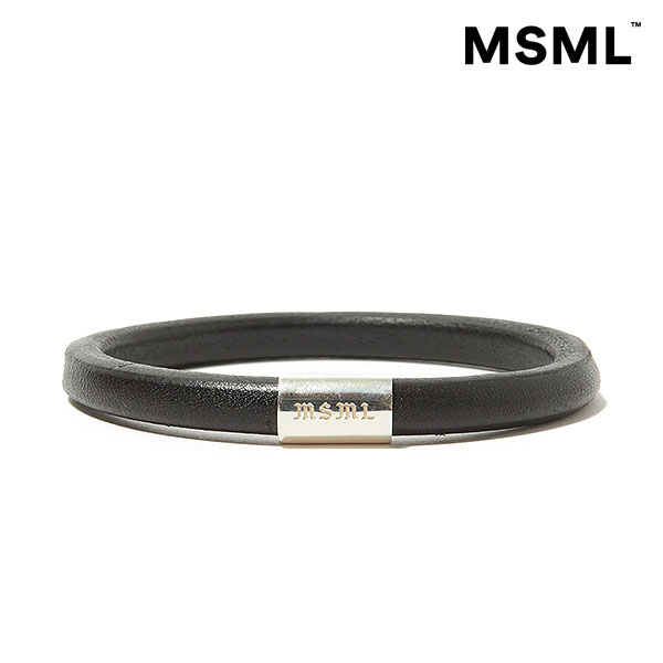 2026 春夏 メーカー取り寄せ対応 MSML エムエスエムエル LOVE/LIVE LEATHER BRACELET ブレスレット キャンセル不可 atfacc